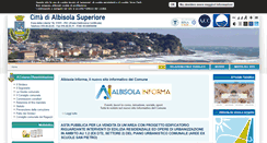 Desktop Screenshot of comune.albisola-superiore.sv.it